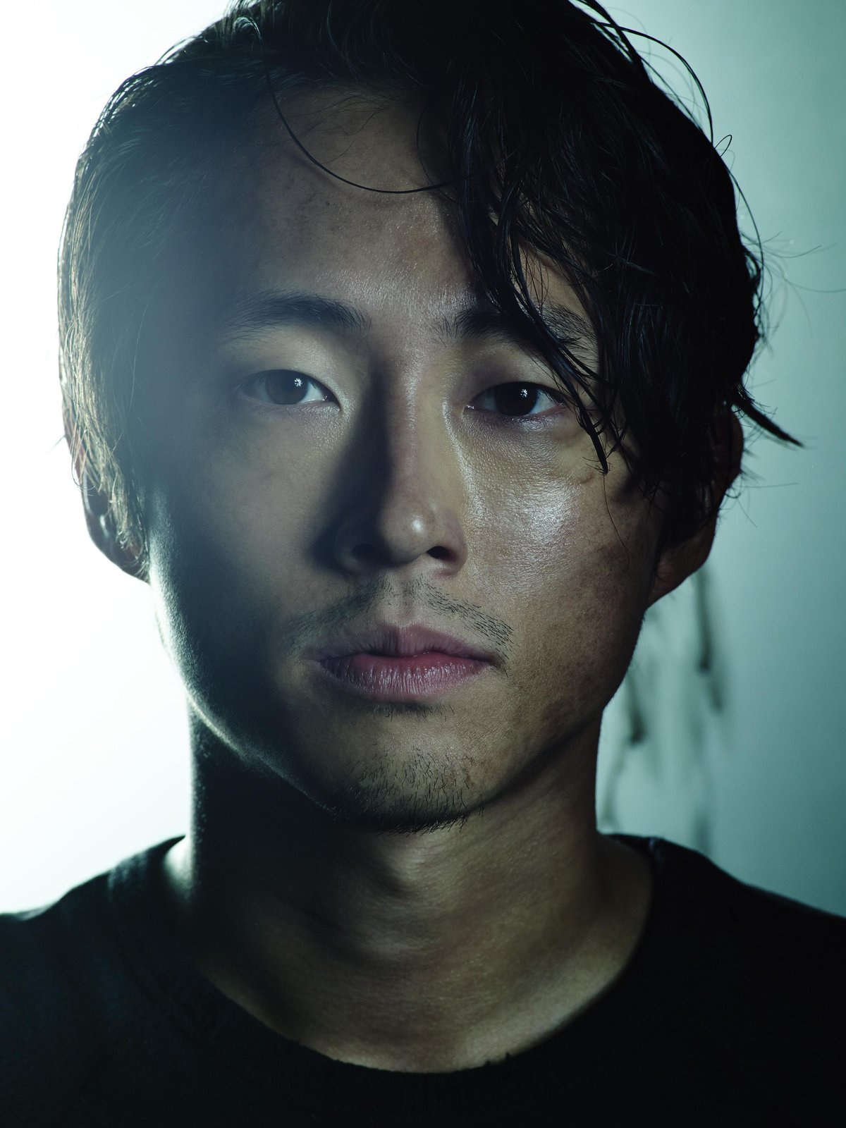 Intense Portrait of Glenn Rhee Wall Art