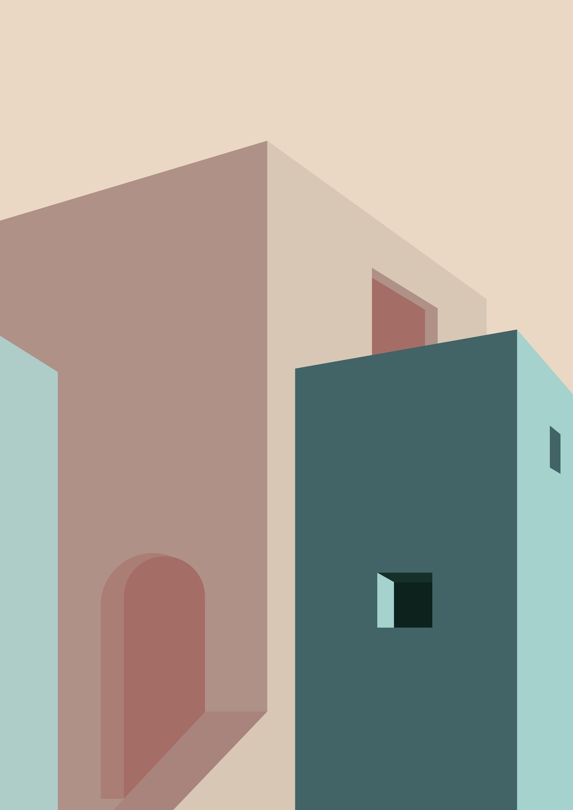 Modern Architectural Dream Wall Art