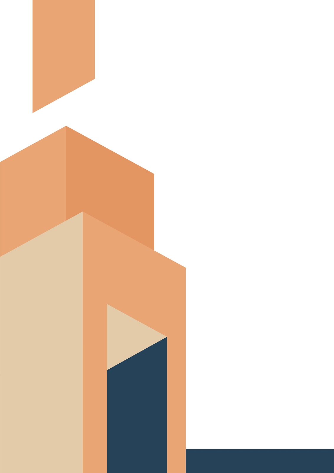 Modern Geometric Architecture Wall Art