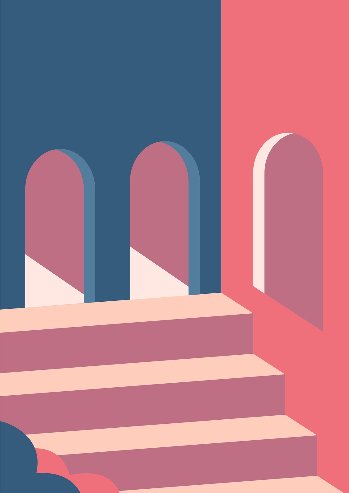 Minimalist Archway Geometric Wall Art