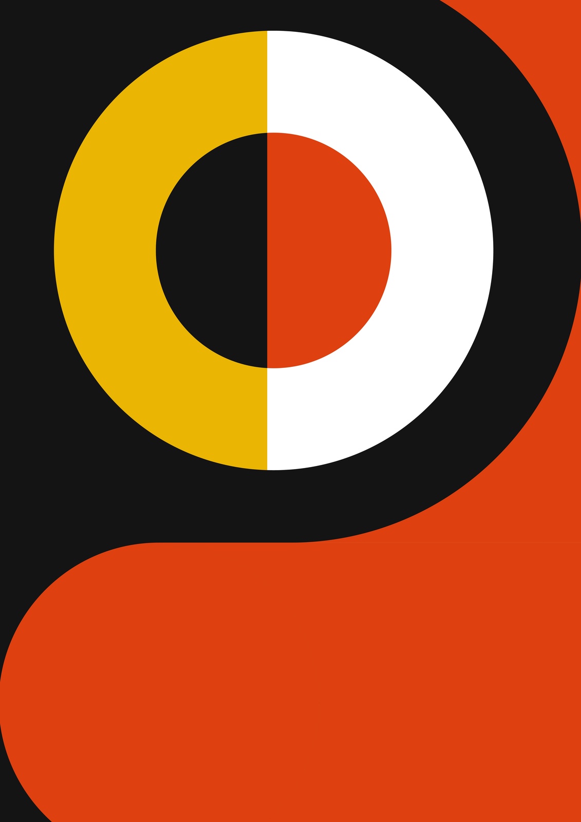 Abstract Geometric Circles Wall Art