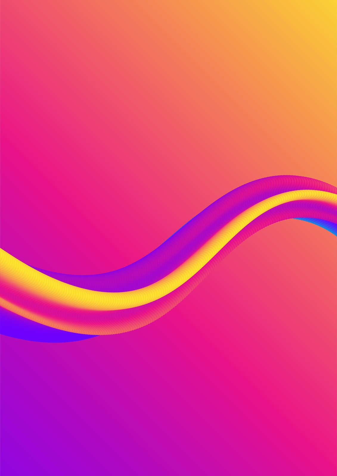 Vibrant Swirl Abstract Wall Art Wall Art