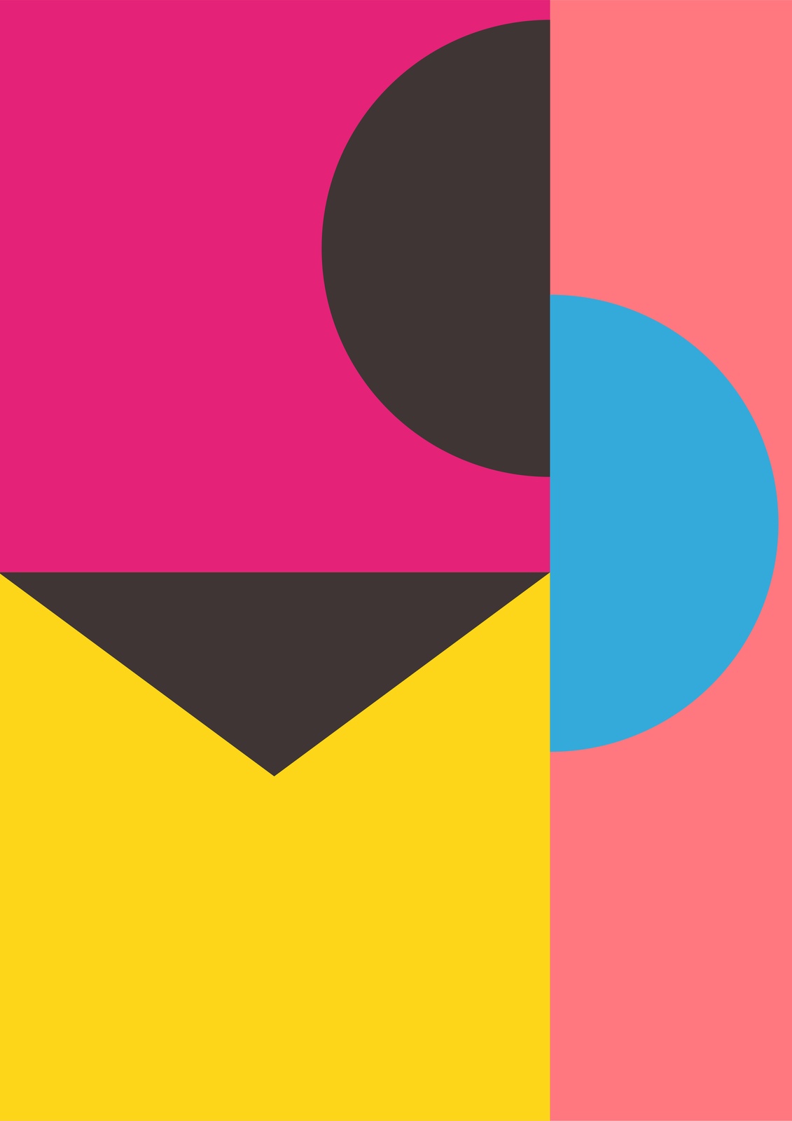 Vibrant Geometric Abstract Wall Art