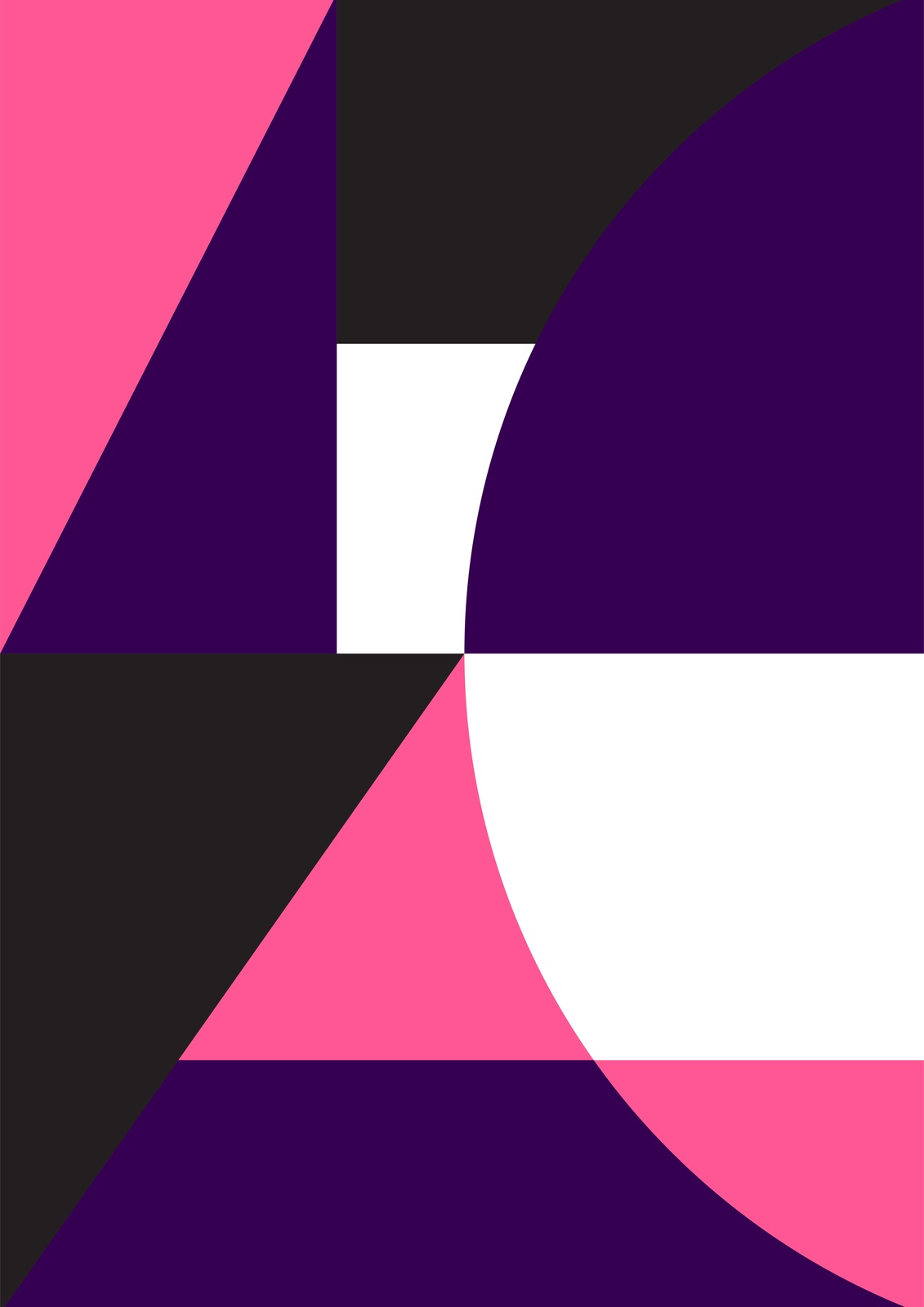 Bold Geometric Pop Art Wall Art