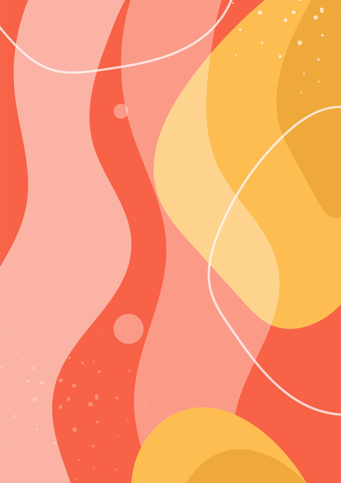Abstract Swirls Modern Art Wall Art