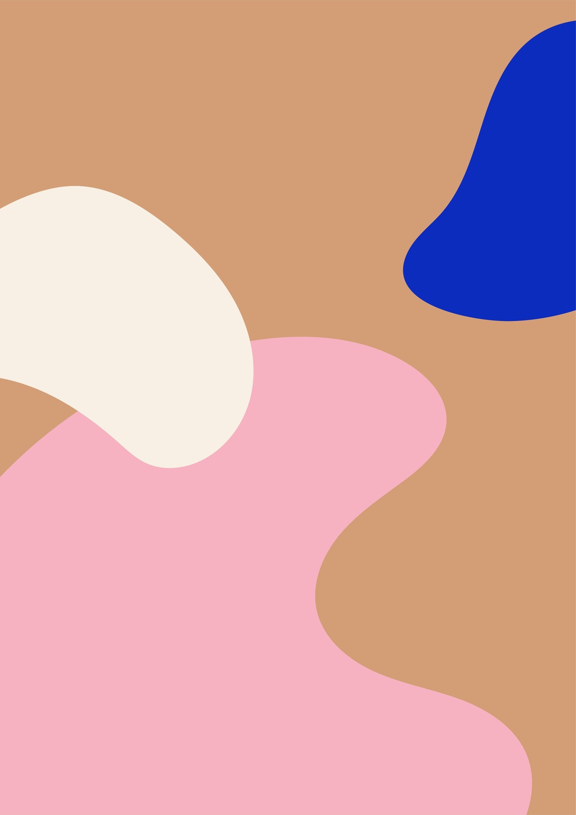 Abstract Organic Shapes Wall Art