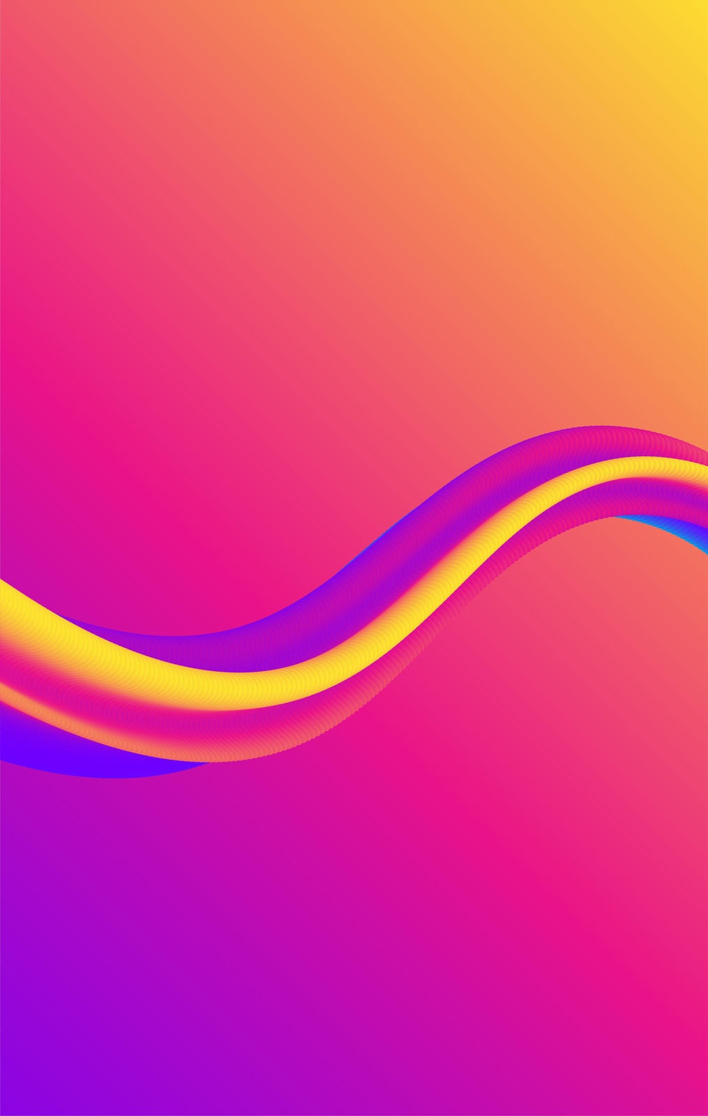 Vibrant Fluid Wave Wall Art - Modern Abstract Art