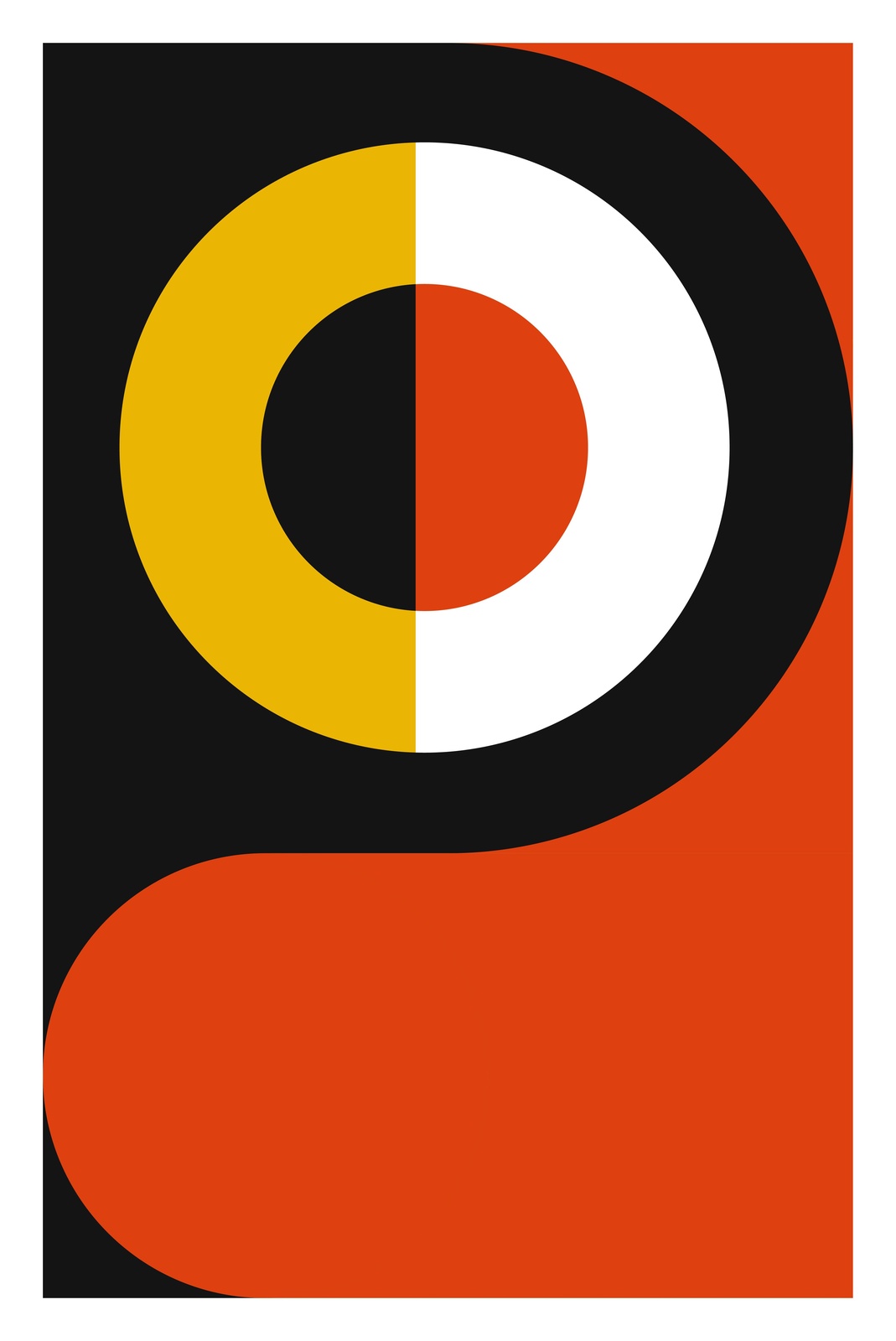 Abstract Geometric Circles Wall Art