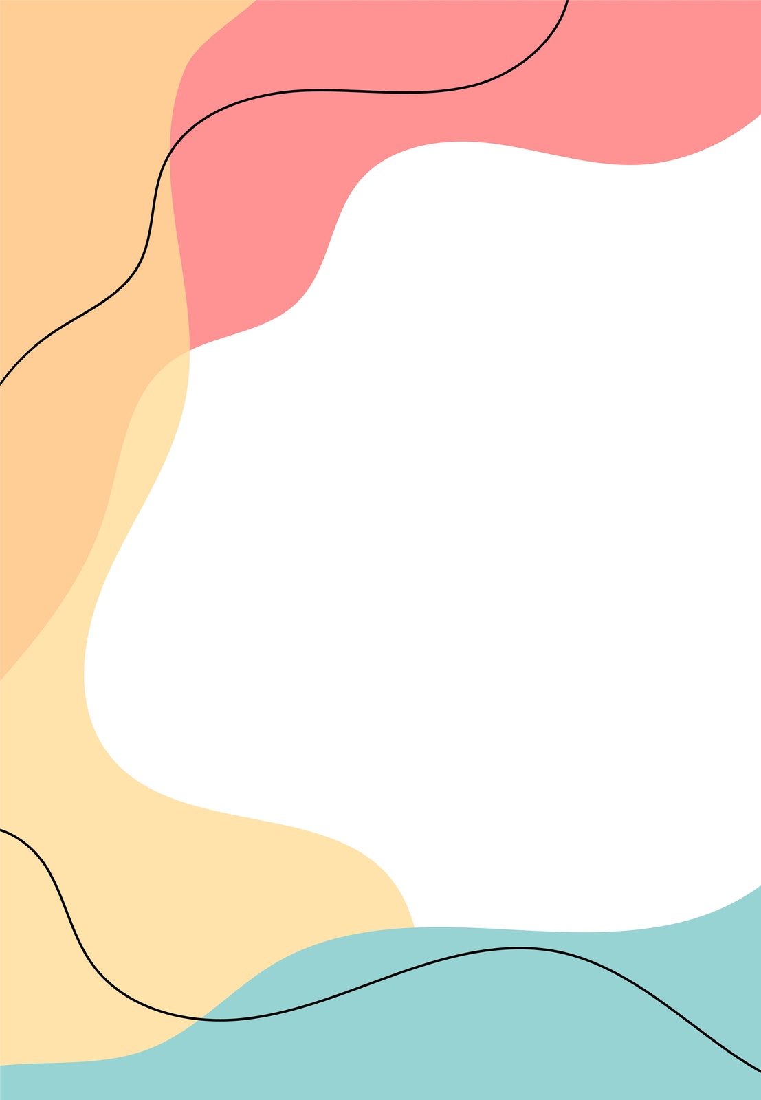 Abstract Pastel Flow Wall Art Wall Art