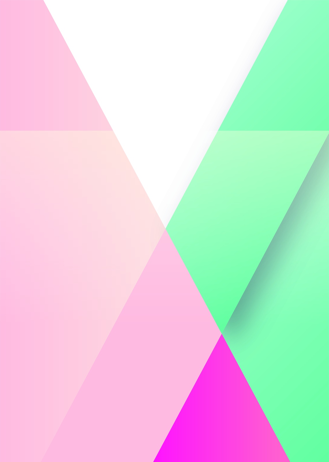Geometric Pastel Blend Wall Art