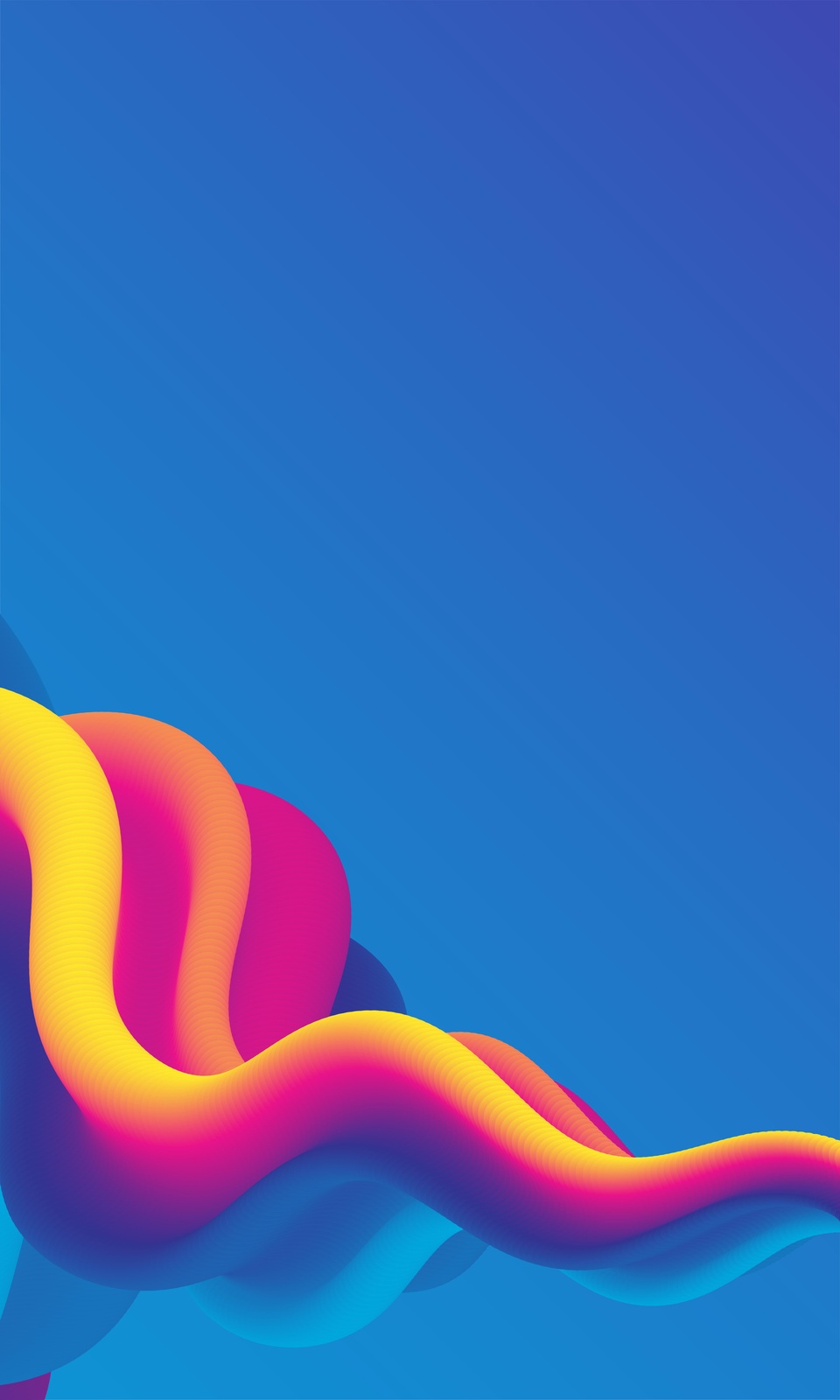 Vibrant Fluid Abstract Wall Art