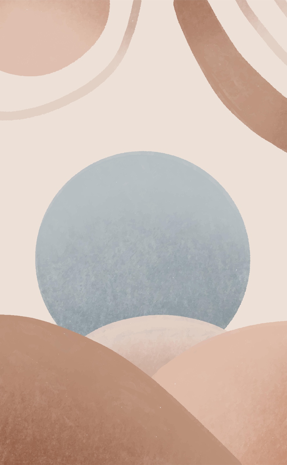 Abstract Desert Sunrise Wall Art