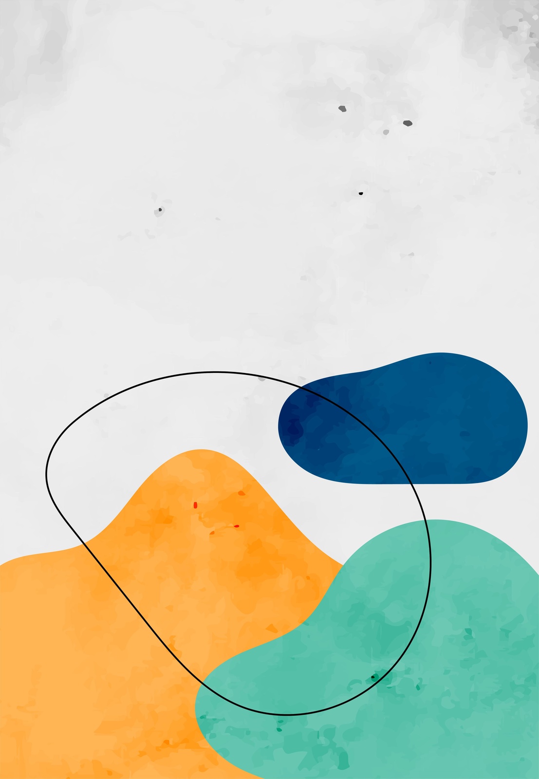 Abstract Landscape Wall Art - Modern Art