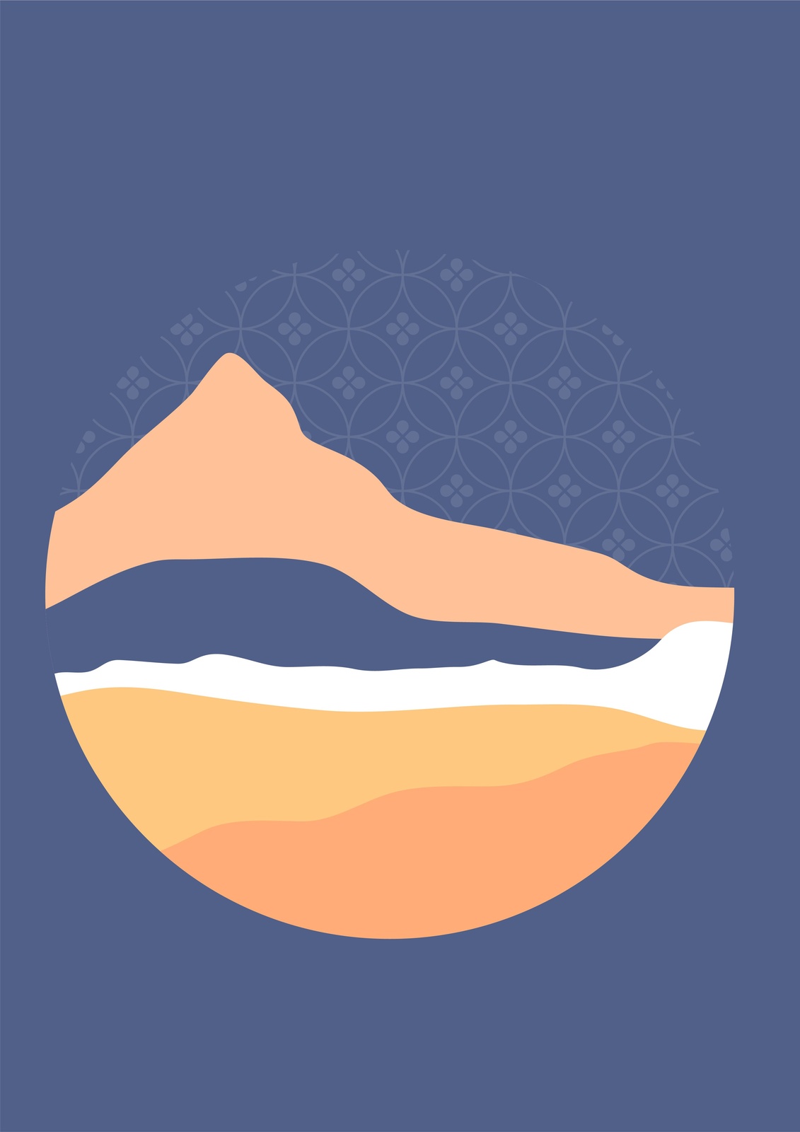 Serene Mountain Landscape Wall Art