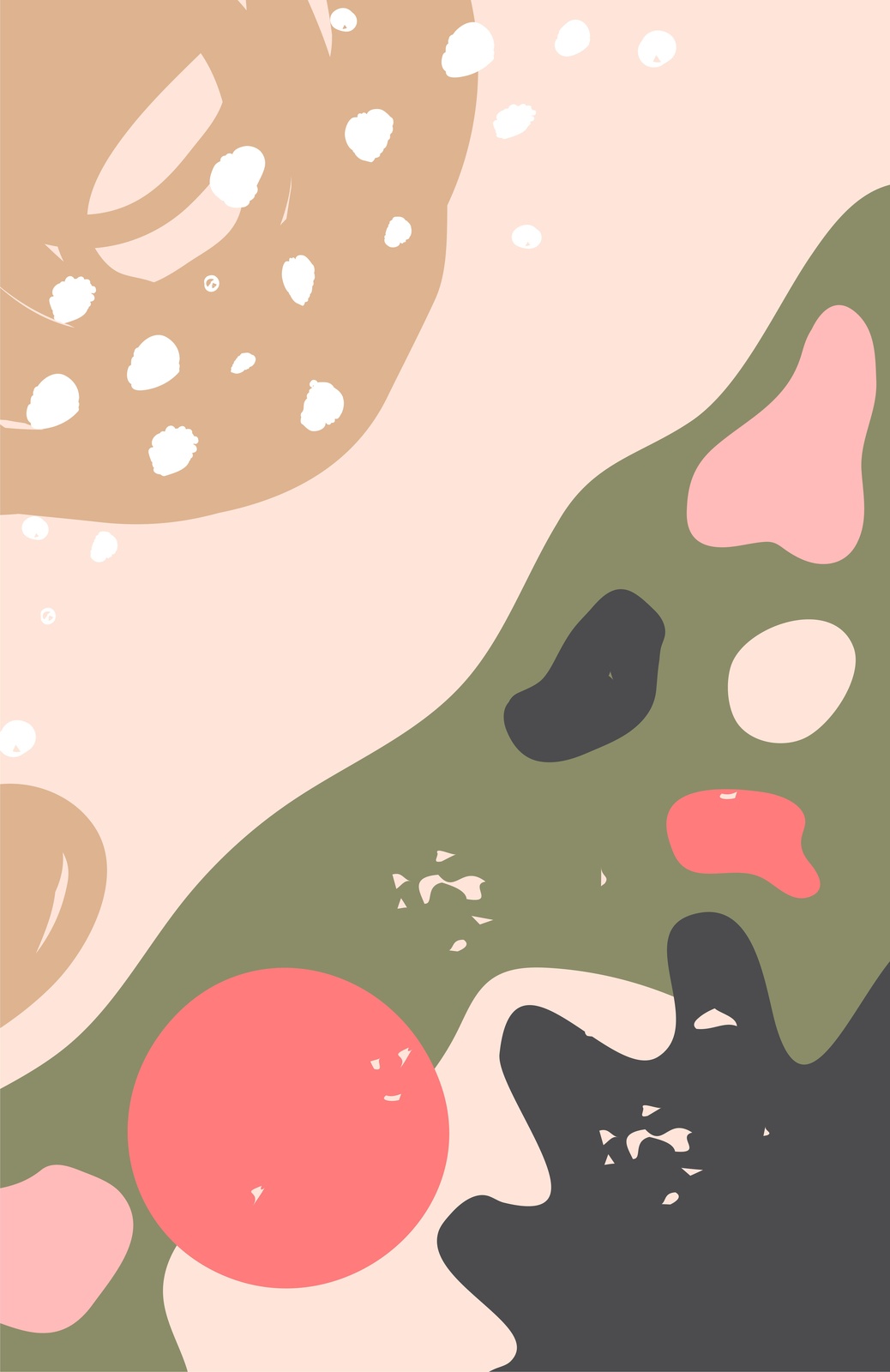 Modern Abstract Shapes Wall Art
