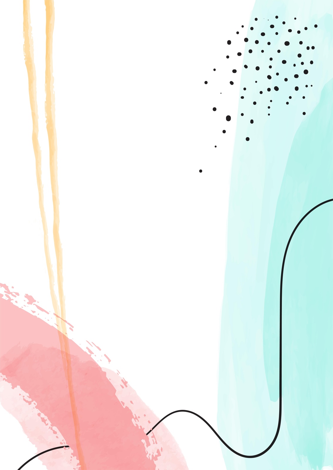 Modern Abstract Shapes Wall Art