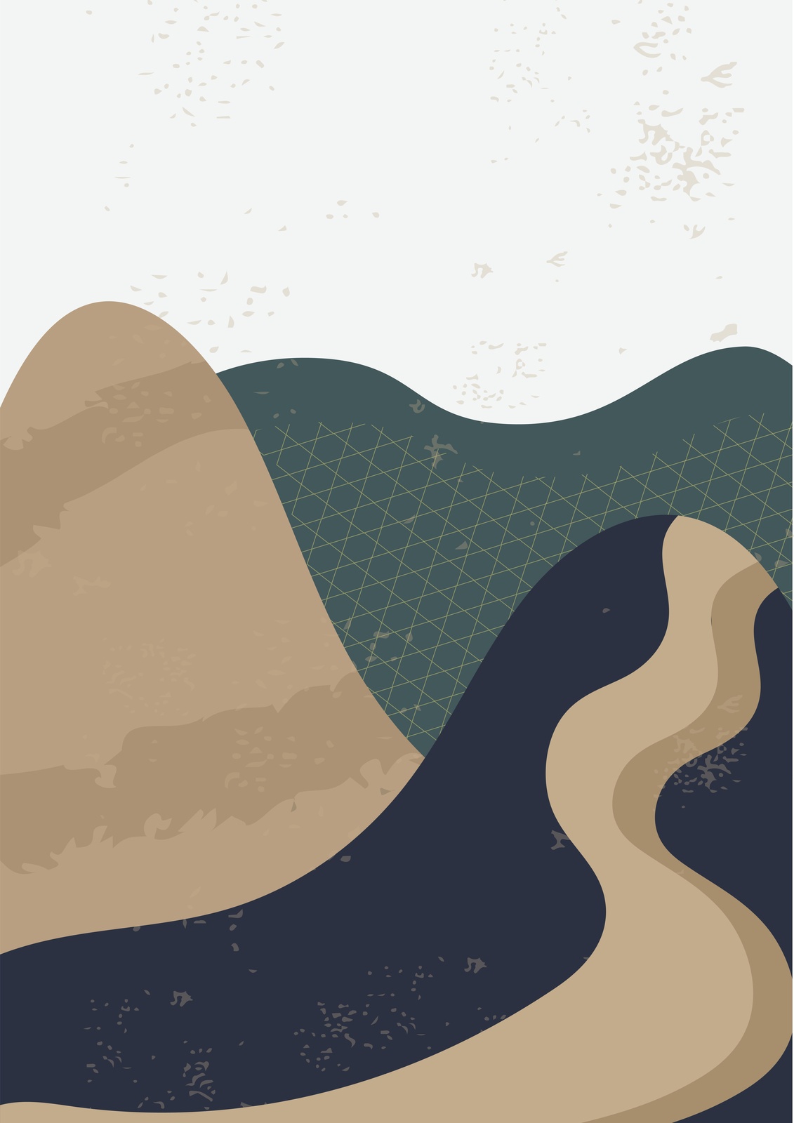 Abstract Landscape Minimalist Wall Art
