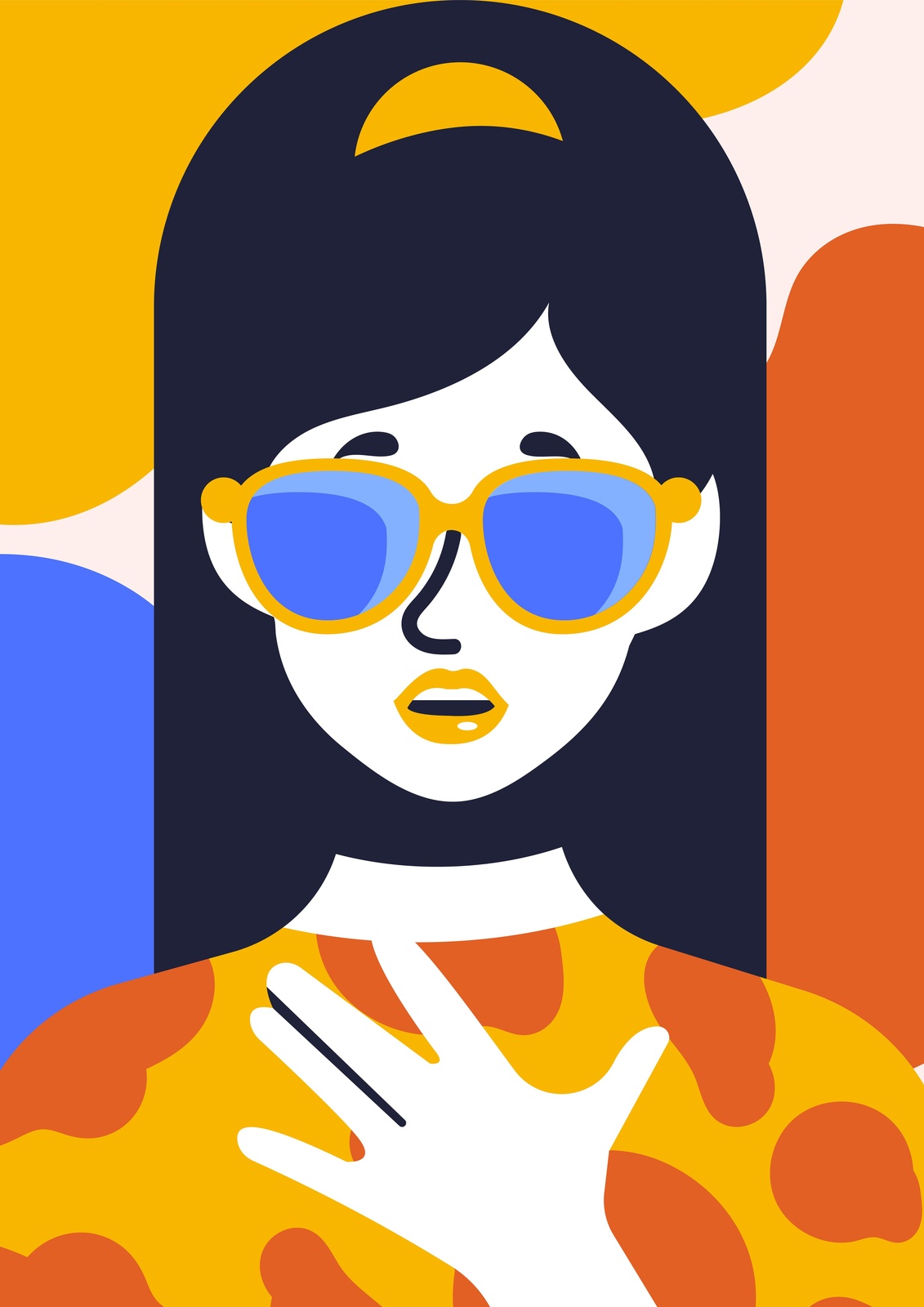 Vibrant Retro Pop Art Woman Wall Art